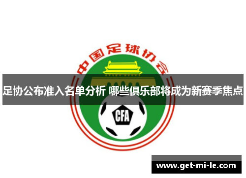 足协公布准入名单分析 哪些俱乐部将成为新赛季焦点
